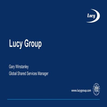 15. Gary Winstanley - The Lucy Group Story