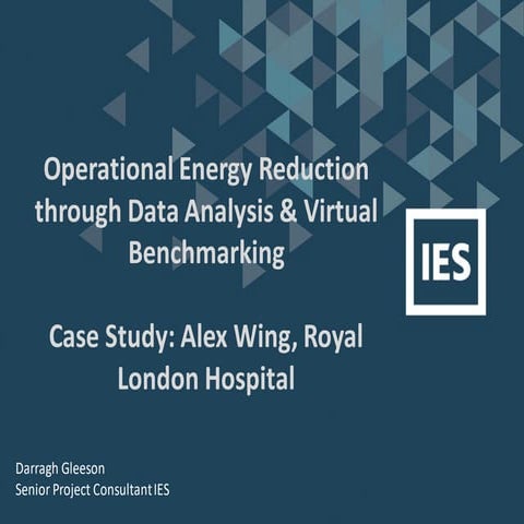 Case Study: Operational Energy Reduction through Data Analysis & Virtual Benc...