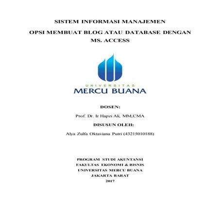 15.sim, alya zulfa oktaviana putri, hapzi ali,opsi membuat blog atau database...