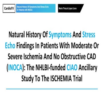 INOCA and CAD | PDF