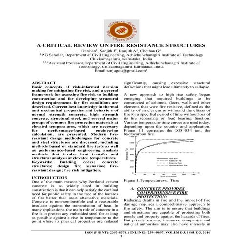 FIRE RESISTANCE STRUCTURES | PDF