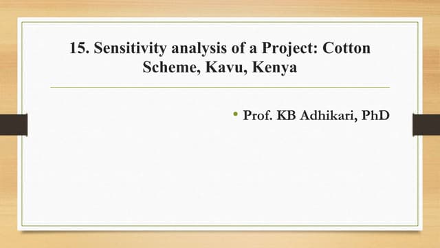 15. Project appraisal_Kenya Example.pptx