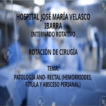 Hemorroides htca 2016 | PPTX