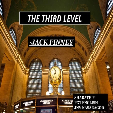 The Third Level - Class 12 - English Vistas | PPTX
