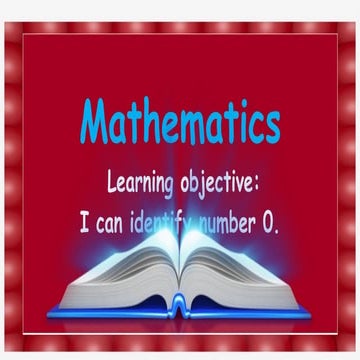 Understanding the Number Zero: Counting and Recognition for Early ...