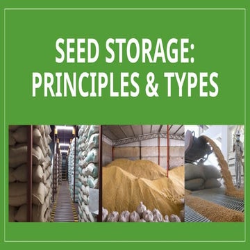 Seed storage, types and describe factors affecting longevity of seed ...