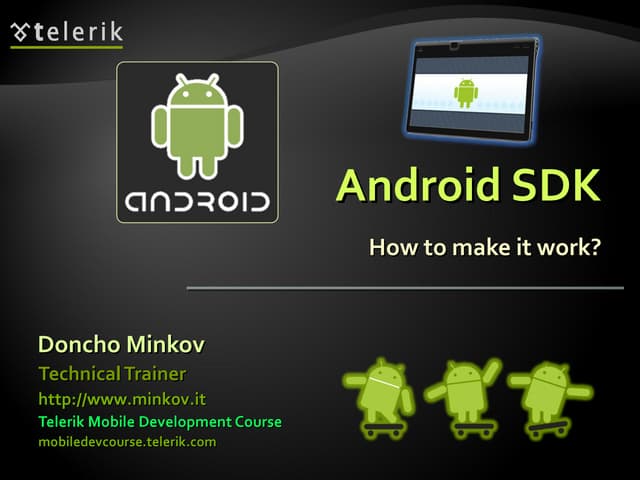 Android SDK and PhoneGap
