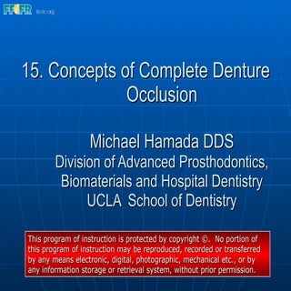 15.concepts of complete denture occ...