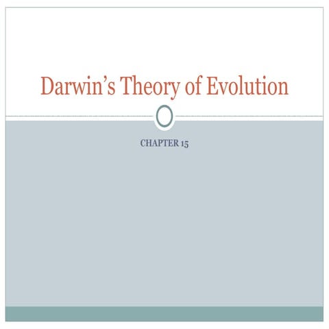 15  Darwin’S Theory Of Evolution (Version 2)