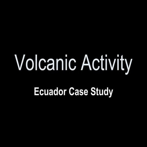 15 - Ecuador Volcanic Activity