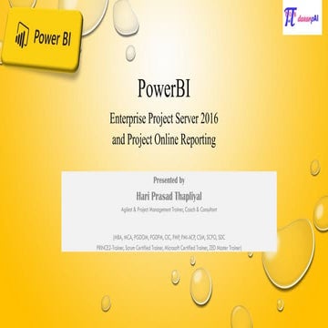 Microsoft Project Online with PowerBI
