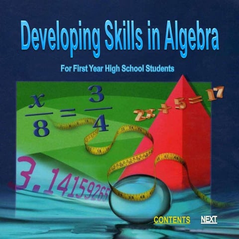 Visual Presentation in Algebra