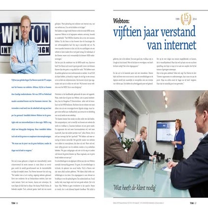 Interview 15 jarig bestaan Webton