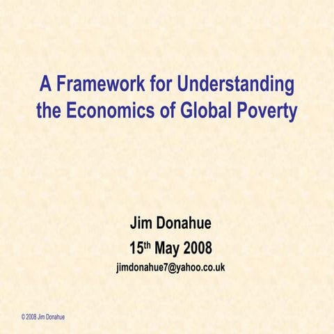 15 May 08   Global Poverty Presentation