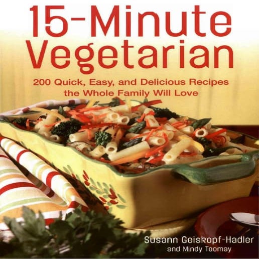 15 minute vegetarian recipes | PDF
