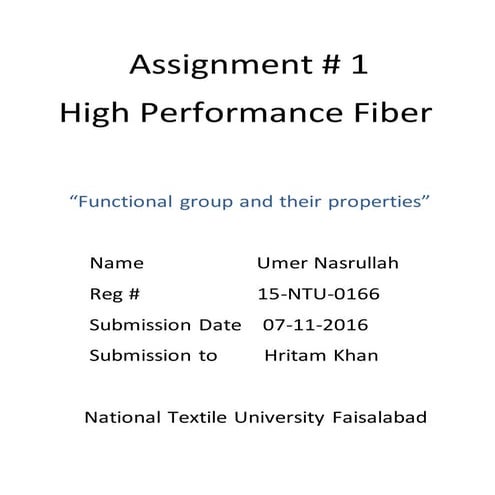 high performance fiber