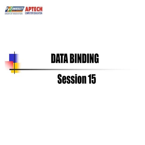 15. session 15 data binding | PPT