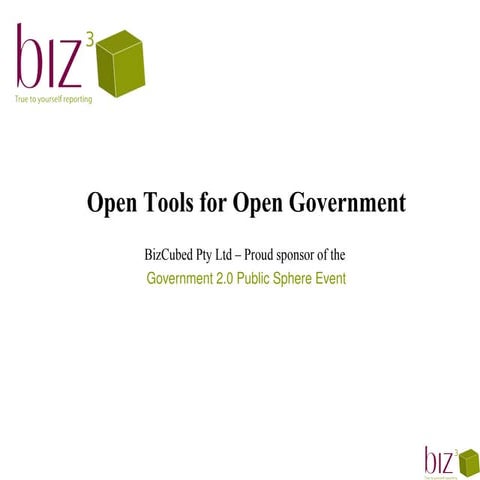 Public Sphere: Gov 2.0 -  Zachary Zeus