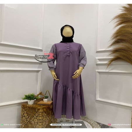 Simple Gamis Kekinian by Rumah Jahit Azka | PDF