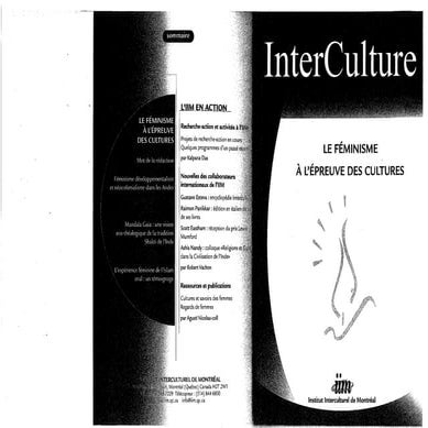 150  le féminisme à l'épreuve des cultures. frédérique appfel marglin an...