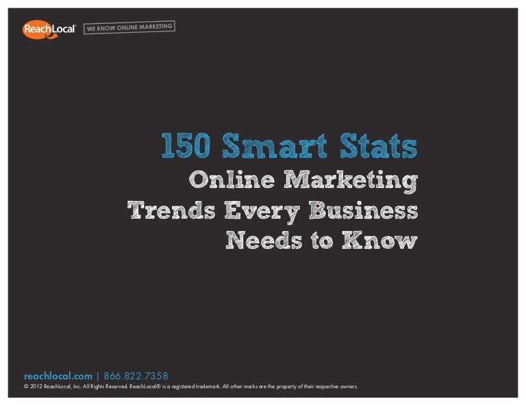 150 Smart Stats about Online Marketing