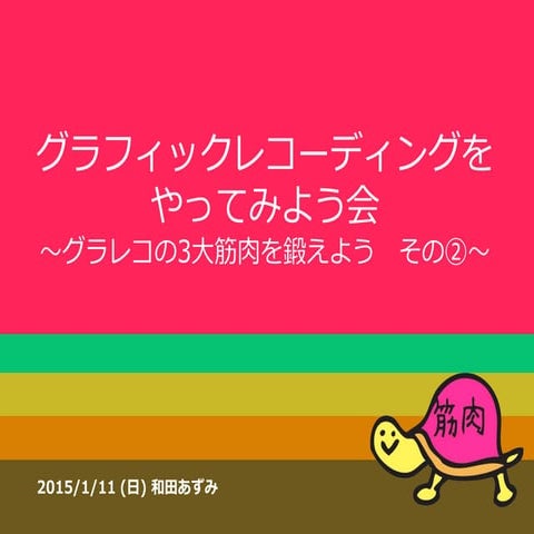 グラフィックレコーディングワークを考える 150112