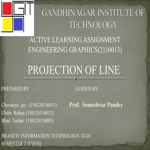 projection of line