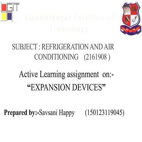 presentation on expansion devices