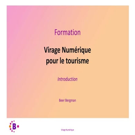 Virage Numérique dans le tourisme (2015)