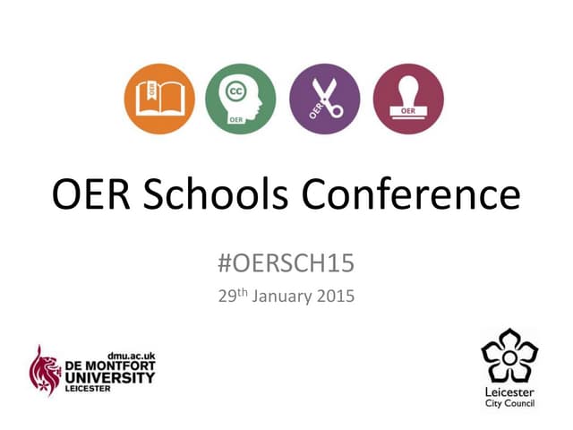 OER Schools Conference - panel & po...