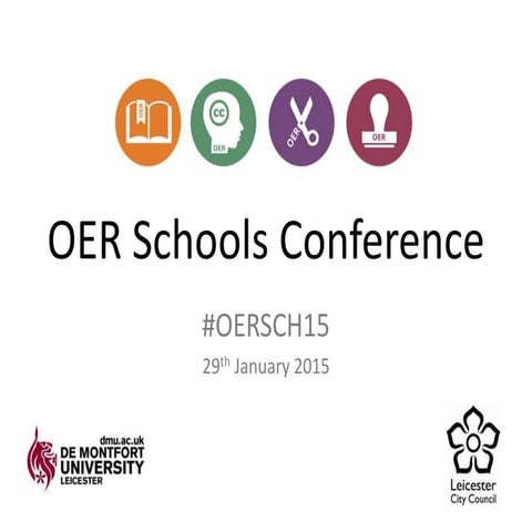 OER Schools Conference - panel & policy workshop, Josie Fraser 