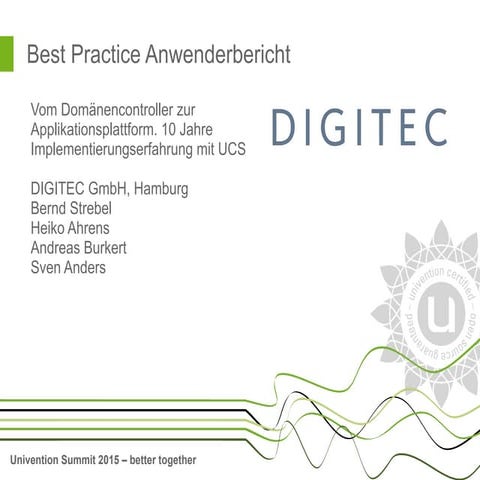 Vom Domänencontroller zur Applikationsplattform. 10 Jahre Implementierungserf...