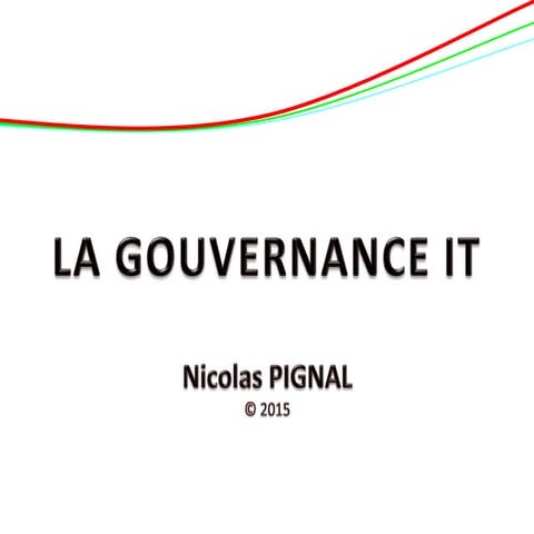 La Gouvernance IT
