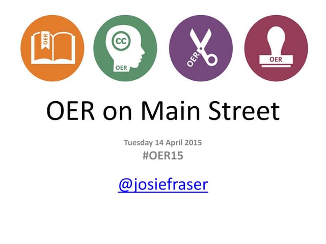 OER on Main Street