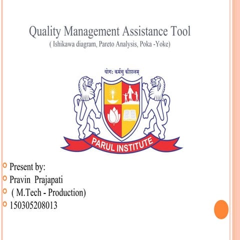 seven quality tool | PPT