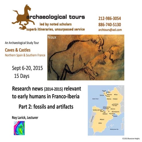 Caves & Castles news 2015: archaeology