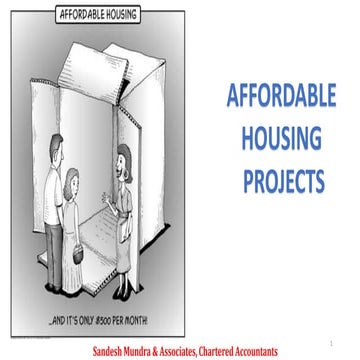 Affordable Housing under GST