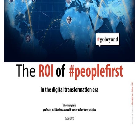 The Return of Investment of Peope First Strategies : Employee ...