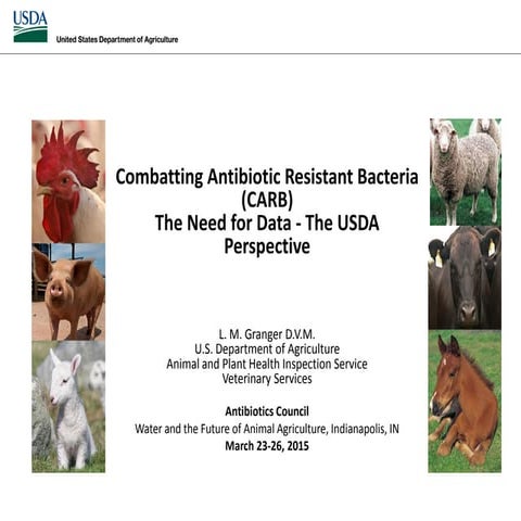 Dr. Larry Granger - Combatting Antibiotic Resistant Bacteria (CARB) - The Nee...