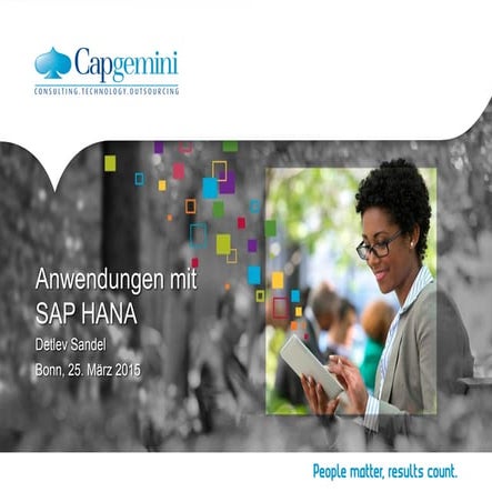 Anwendungen mit SAP HANA