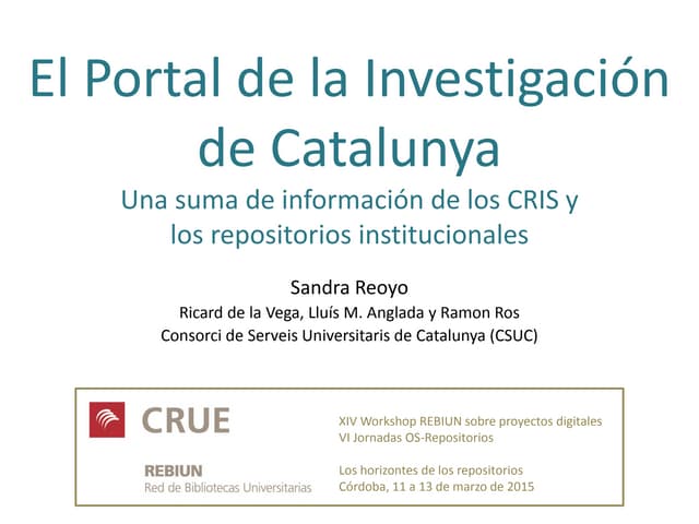 El Portal de la Investigación de Ca...
