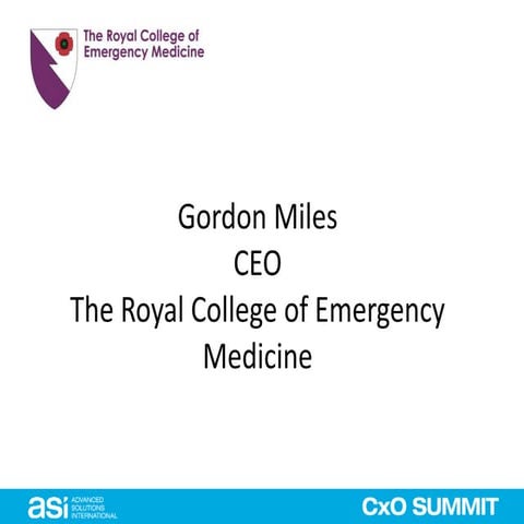 CxO London RCEM Case Study | PPTX