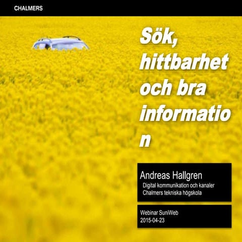 Webinar Suniweb 150422 kring sök