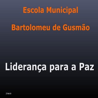 LIDERANÇA PELA PAZ - palestra de Al...