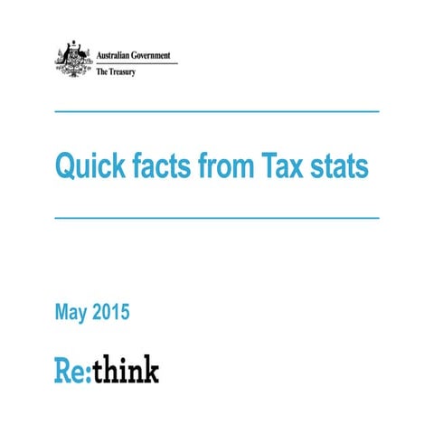 Quick facts from tax stats 2012-13 