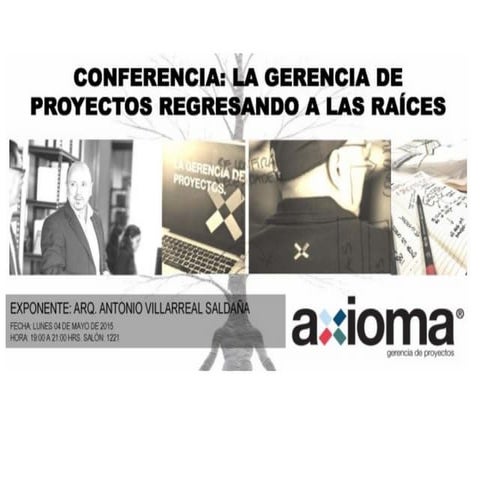150504 platica ´Gerencia de Proyectos UANL