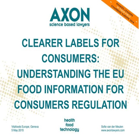 Infographic EU Food Labelling Rules 2014 | PDF