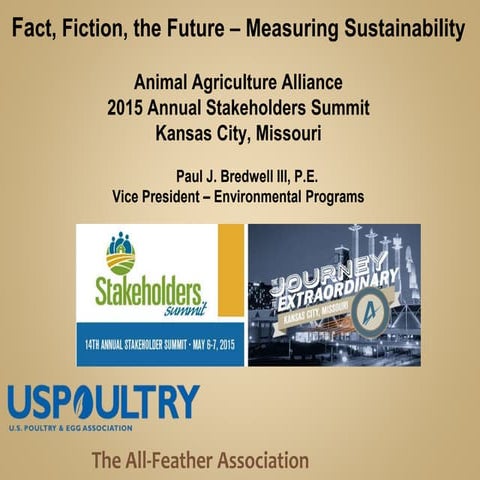 Paul Bredwell - Fact, Fiction, the Future - Measuring Sustainability