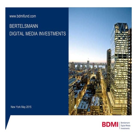 BDMI Presentation for NewCo New York