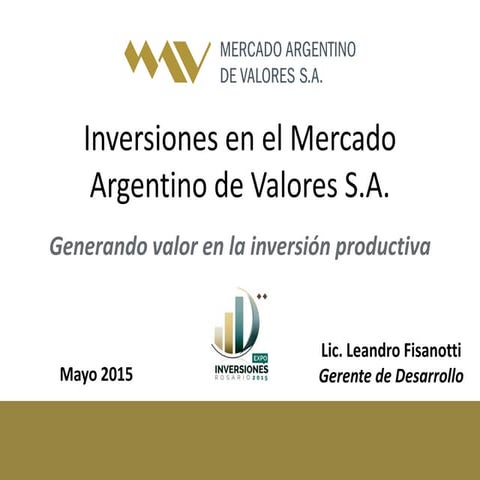 Introducción al mercado de capitales | PPTX